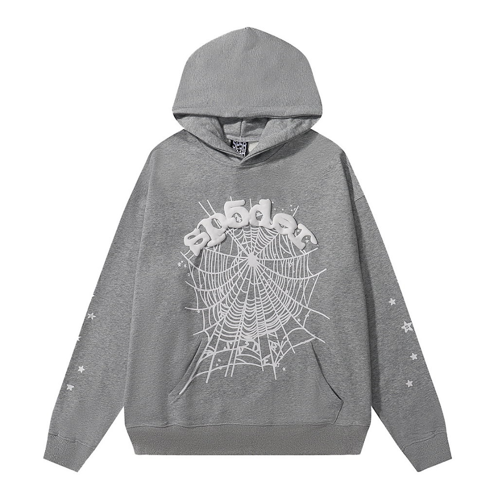 Grey Spider Hoodie