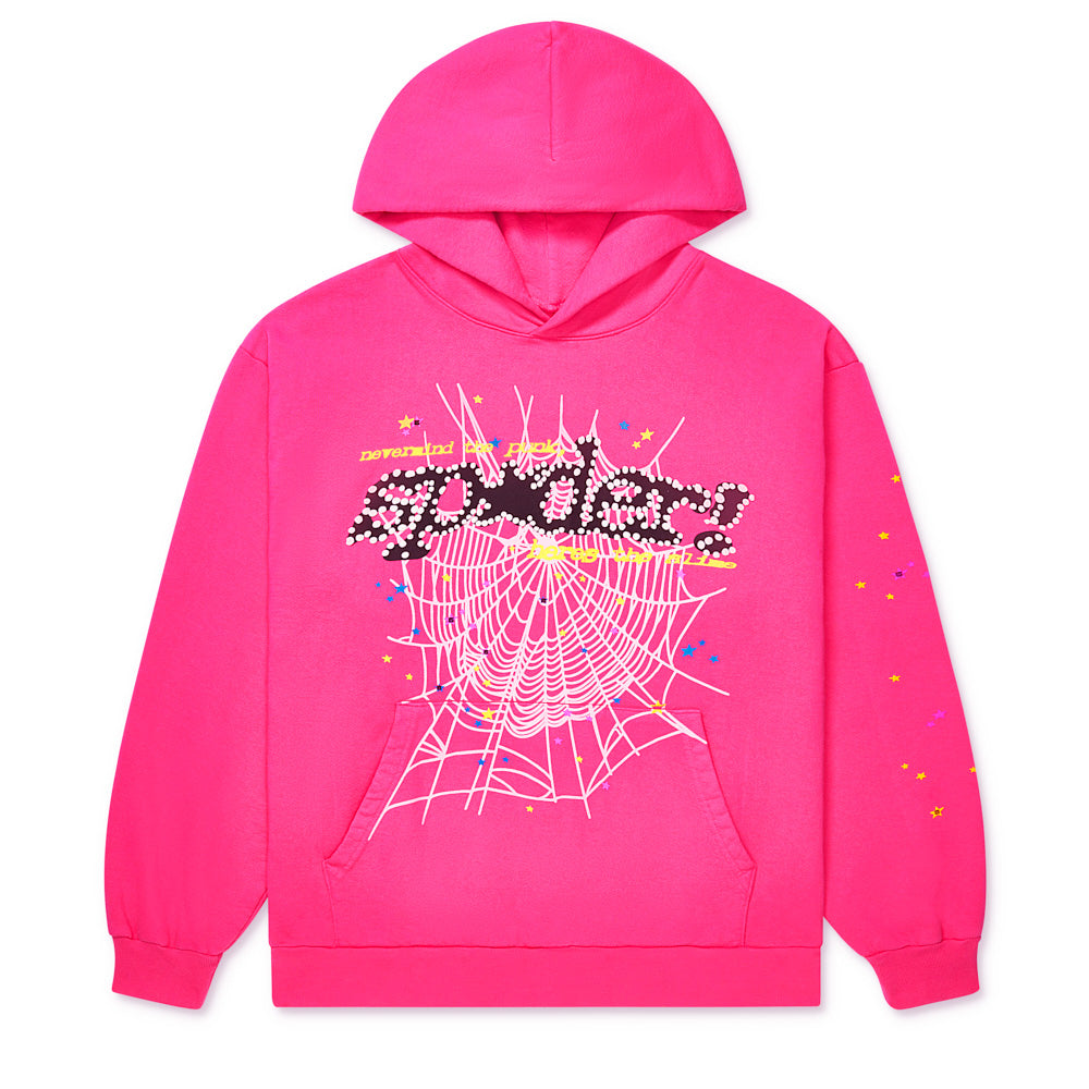 Pink Spider Hoodie