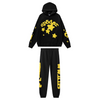 Black Yellow Sp5der Tracksuit