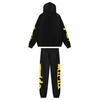 Black Yellow Sp5der Tracksuit