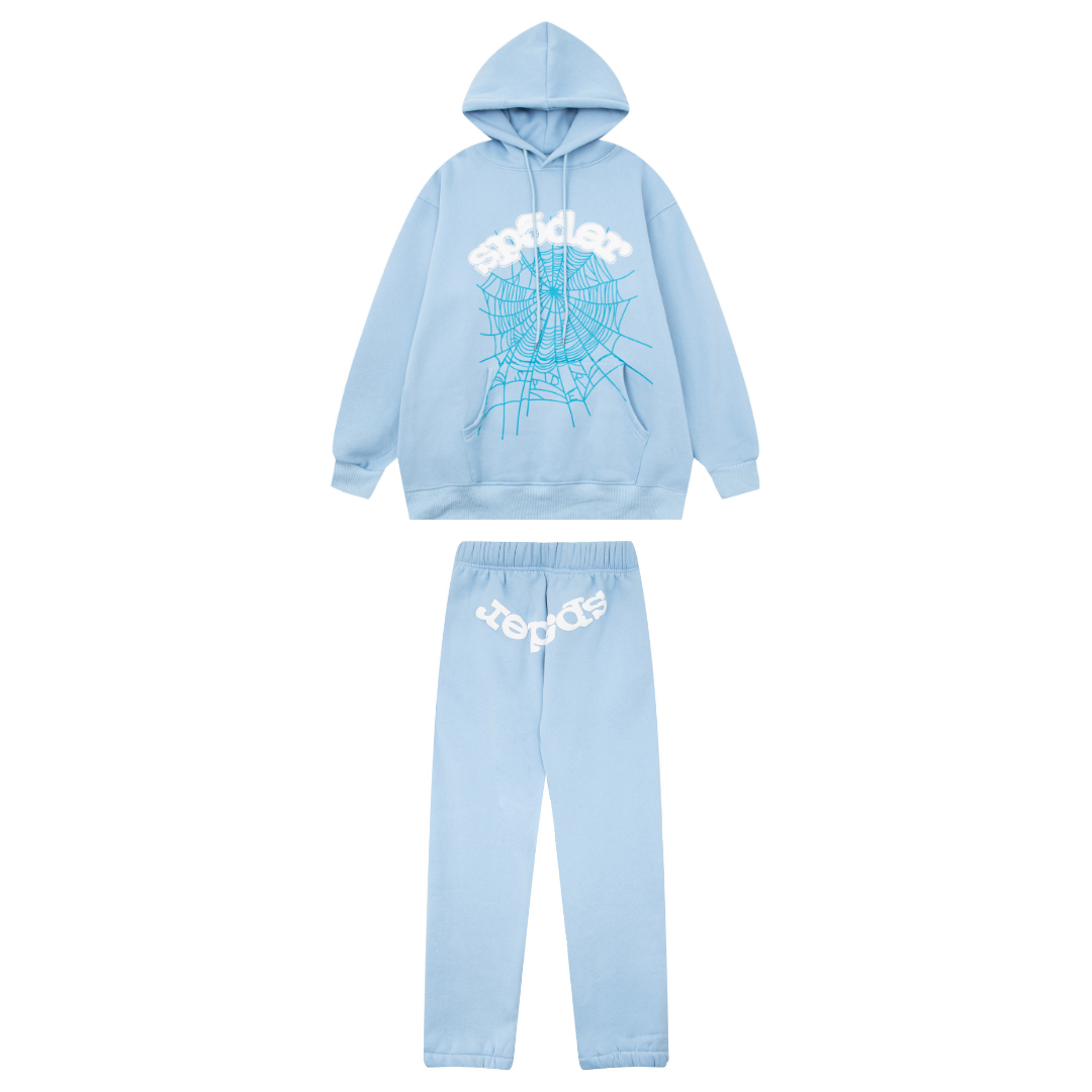 Skyblue Sp5der Tracksuit