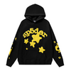 Black Yellow Sp5der Tracksuit