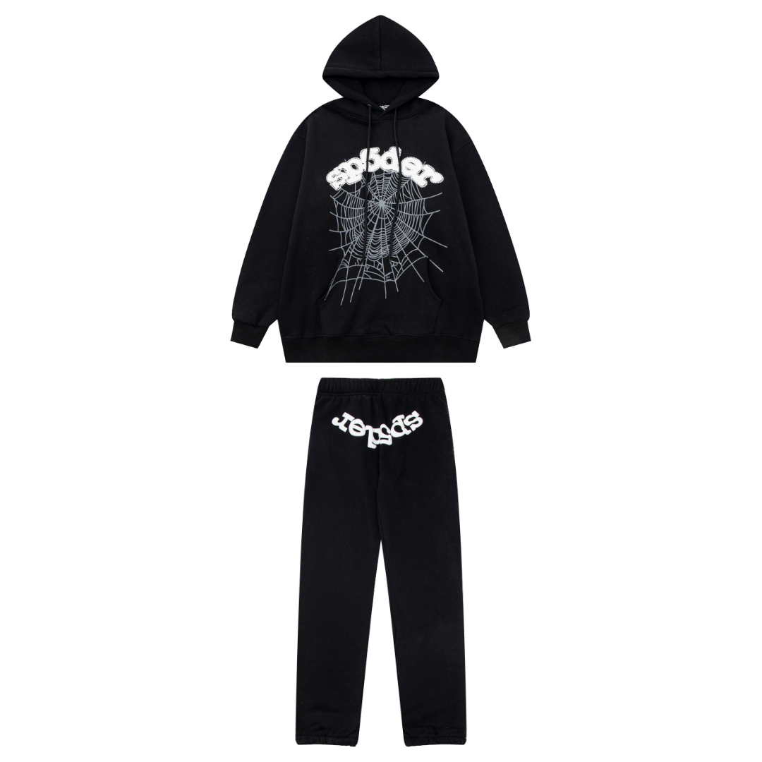 Black Sp5der Worldwide Tracksuit