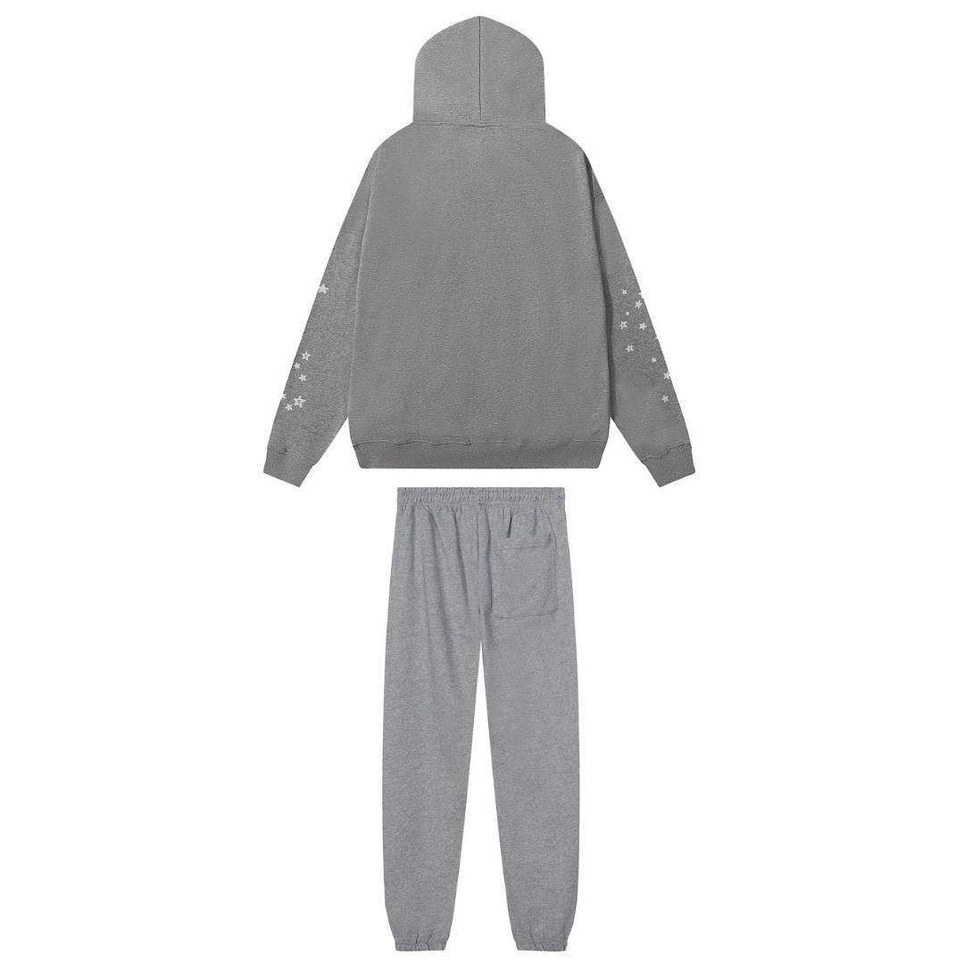 Gray Sp5der Tracksuit