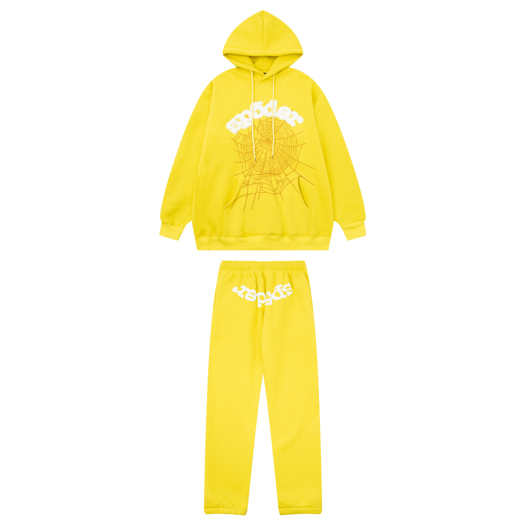 Yellow Sp5der Tracksuit