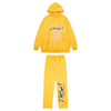 Yellow P*nk Sp5der Tracksuit