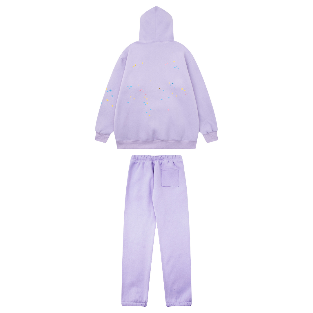 Soft Purple Sp5der Tracksuit