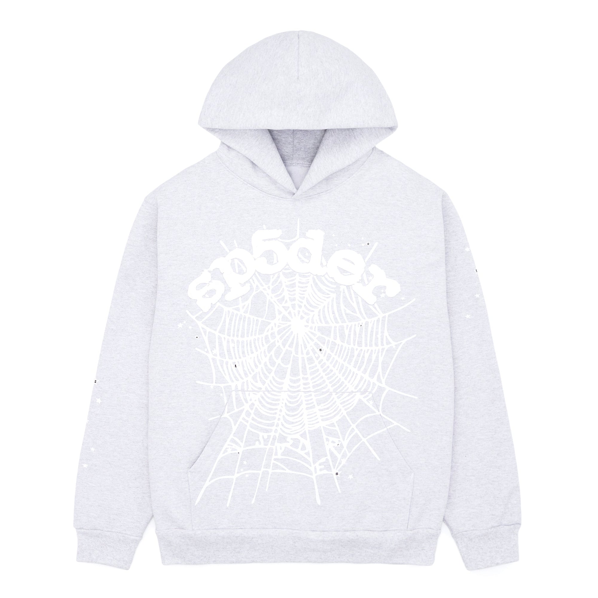 HEATHER GREY OG WEB HOODIE